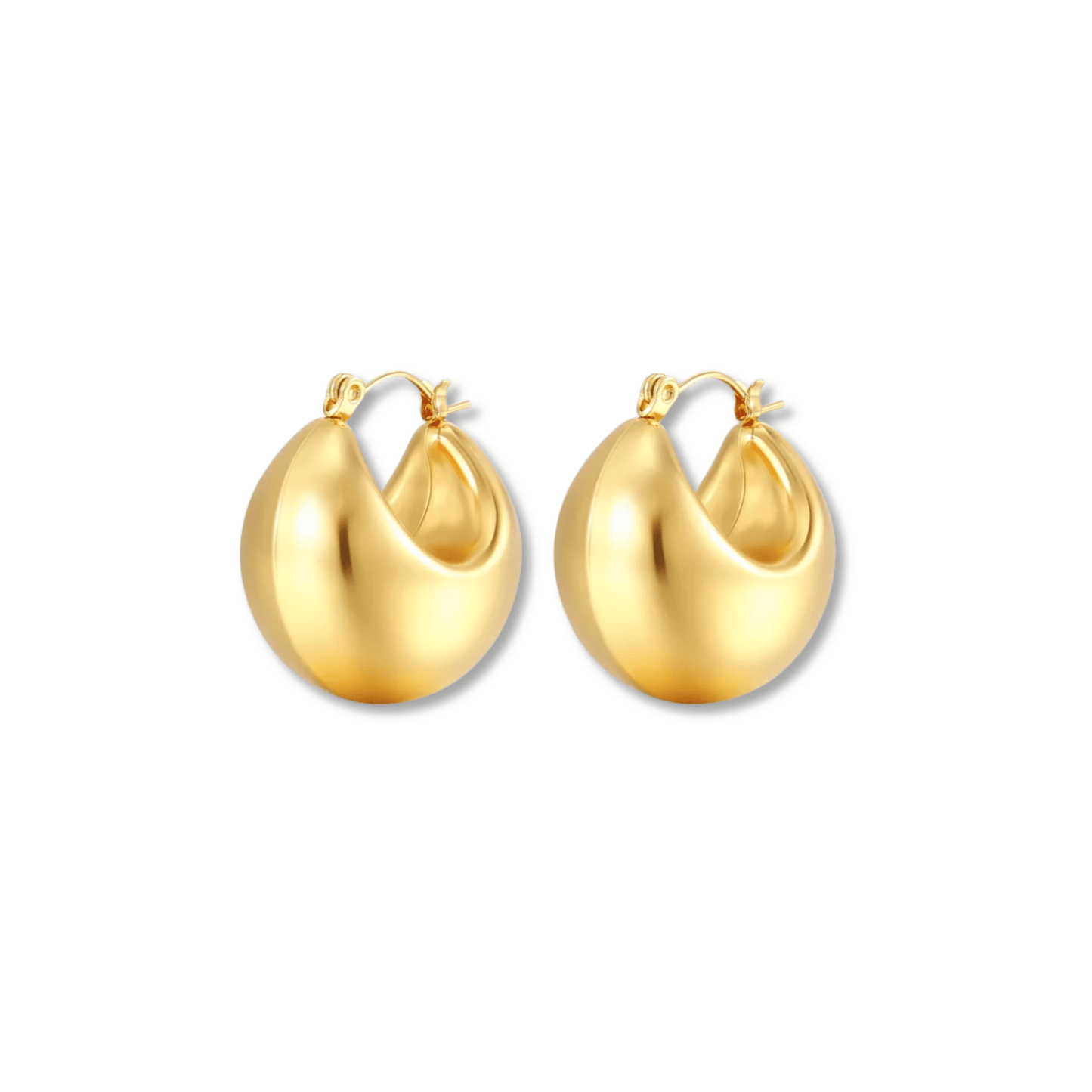 Chubby hoops earrings