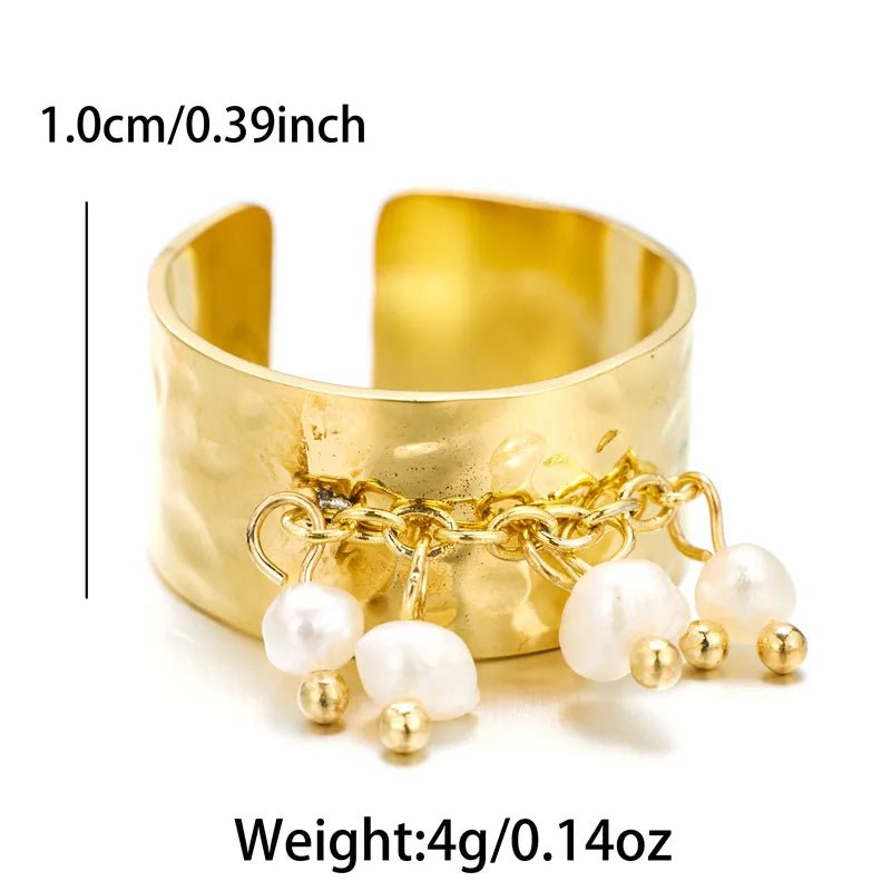 Idalia pearls ring