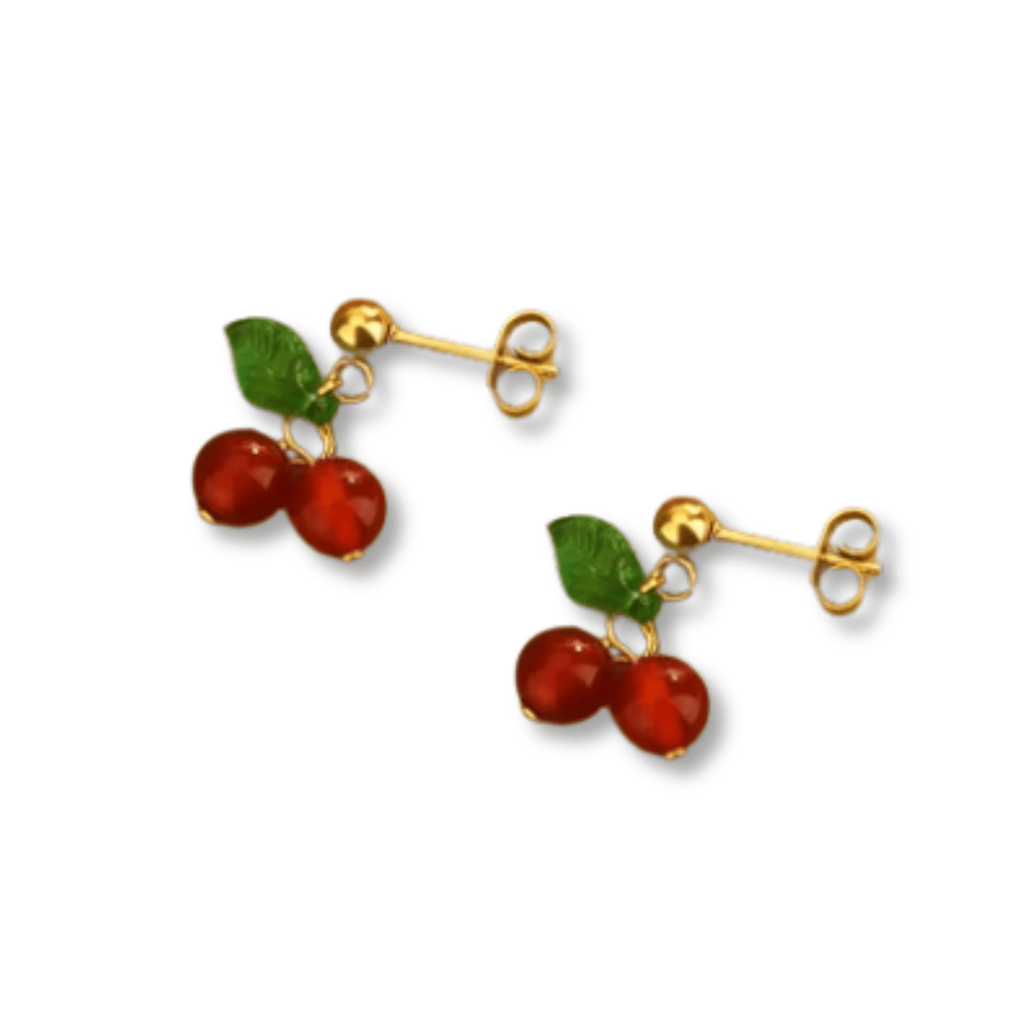 Mini cherry earrings