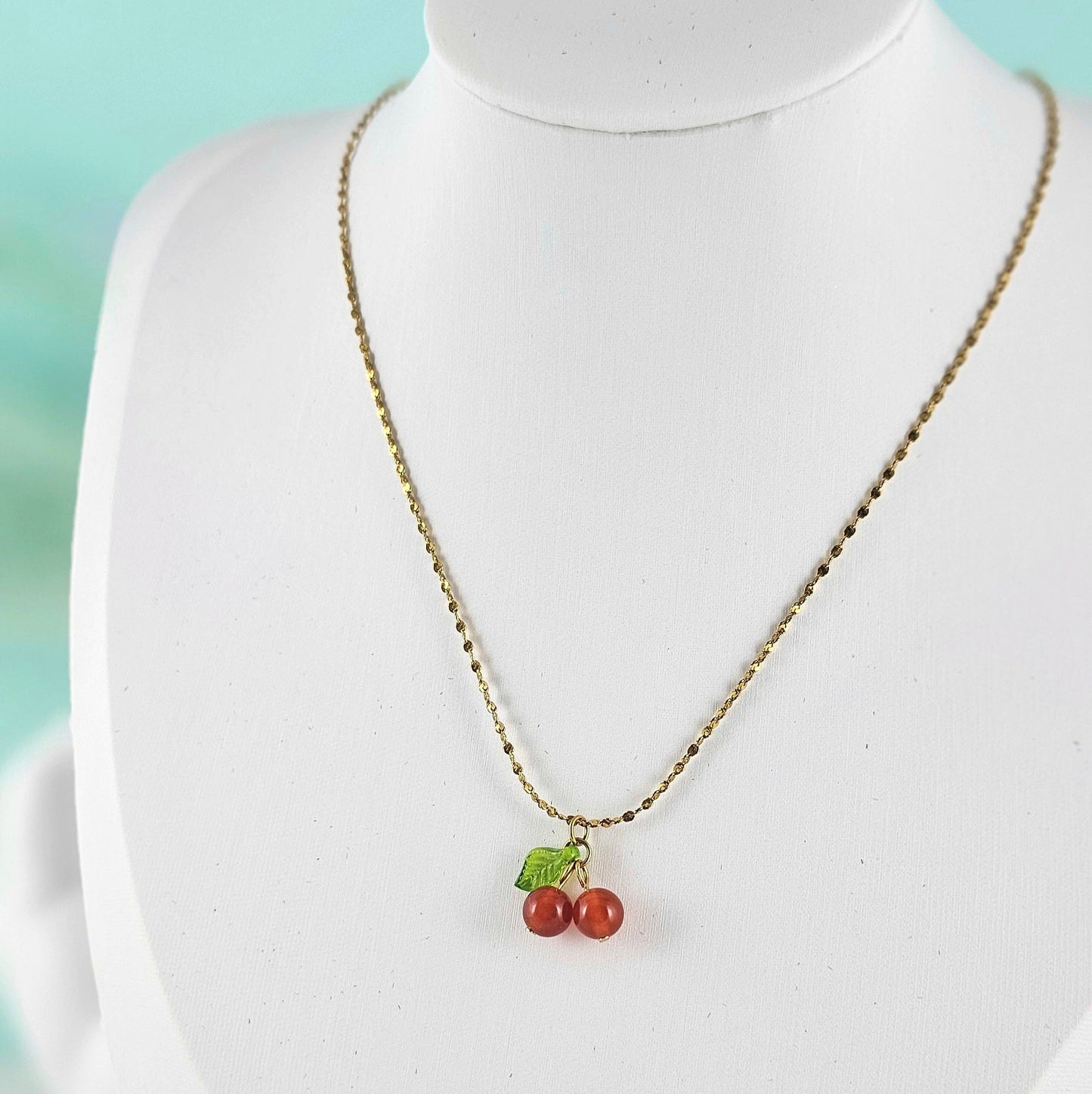 Mini cherry necklace