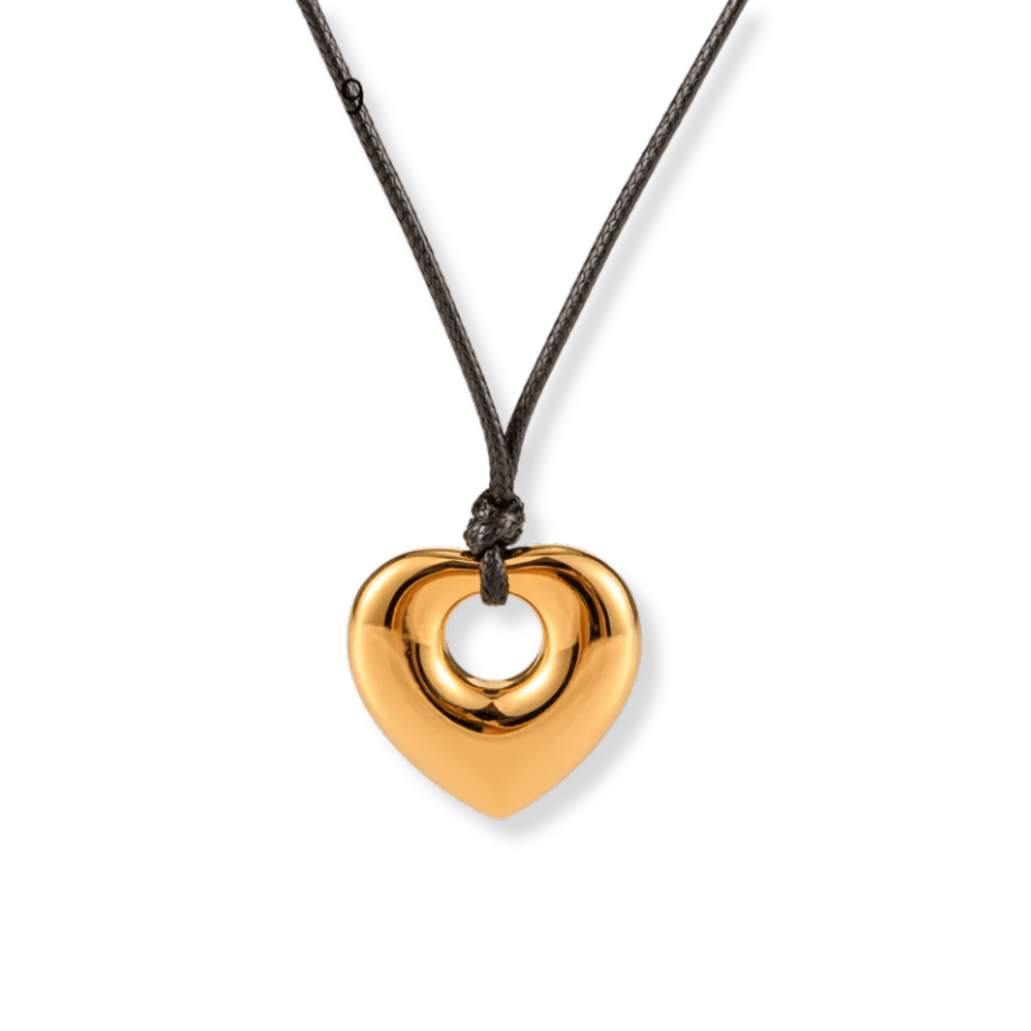 Open heart necklace