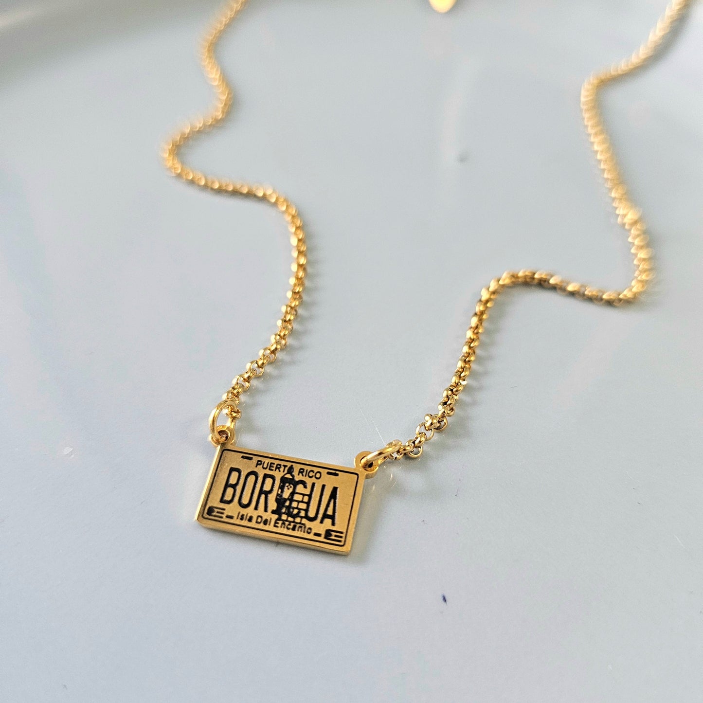 Tablilla Boricua necklace