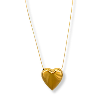 Chunky heart necklace