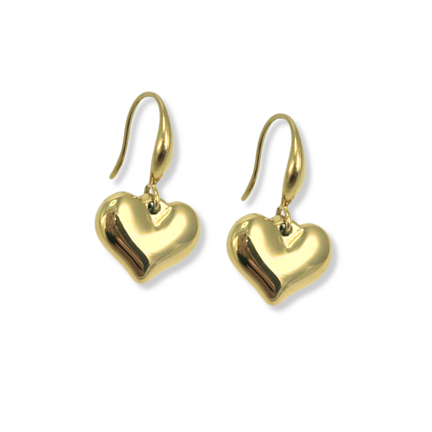 Drop hearts earrings