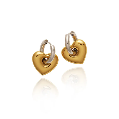 Open Heart earrings