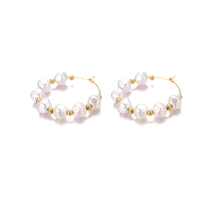 Pearl hoops