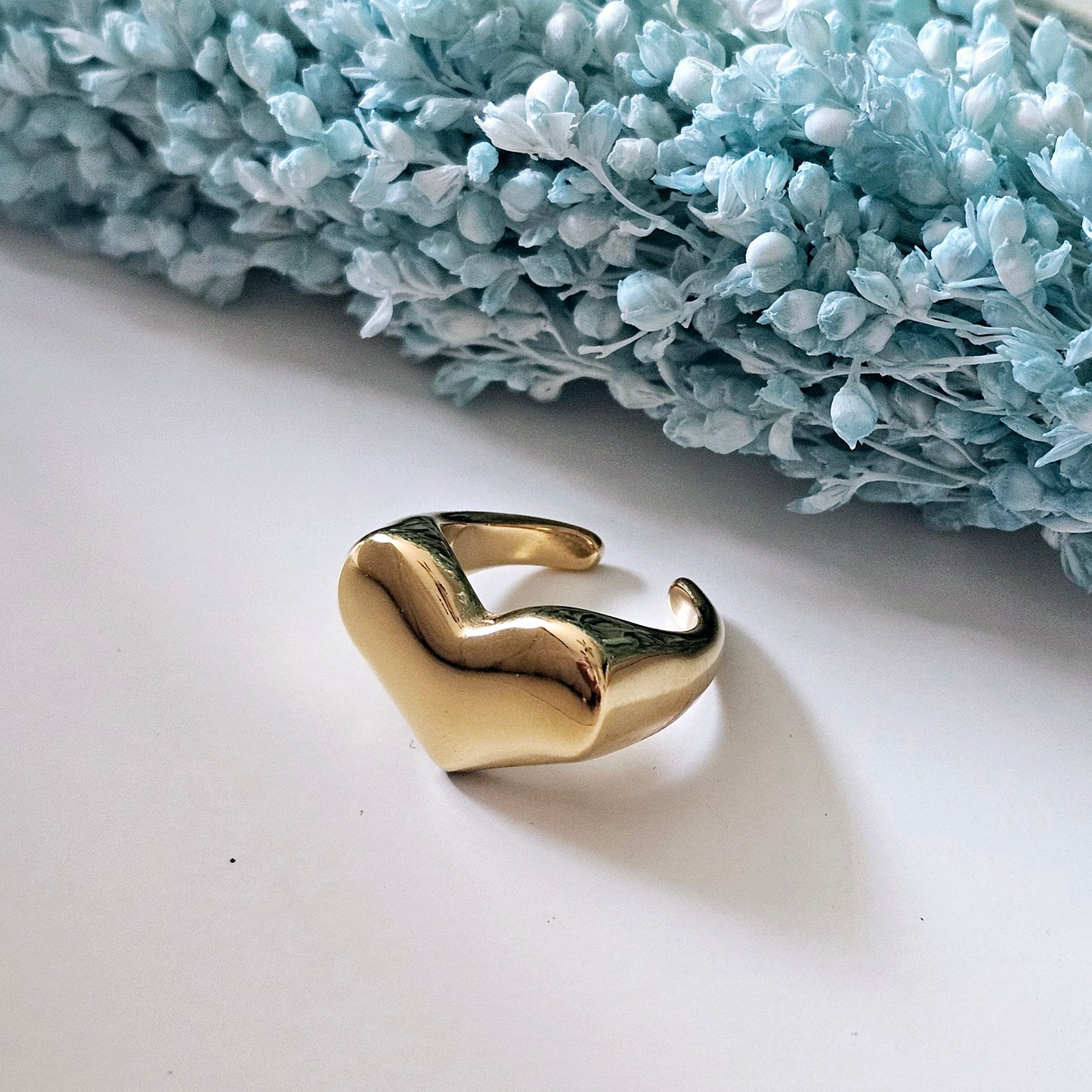 Heart chunky ring