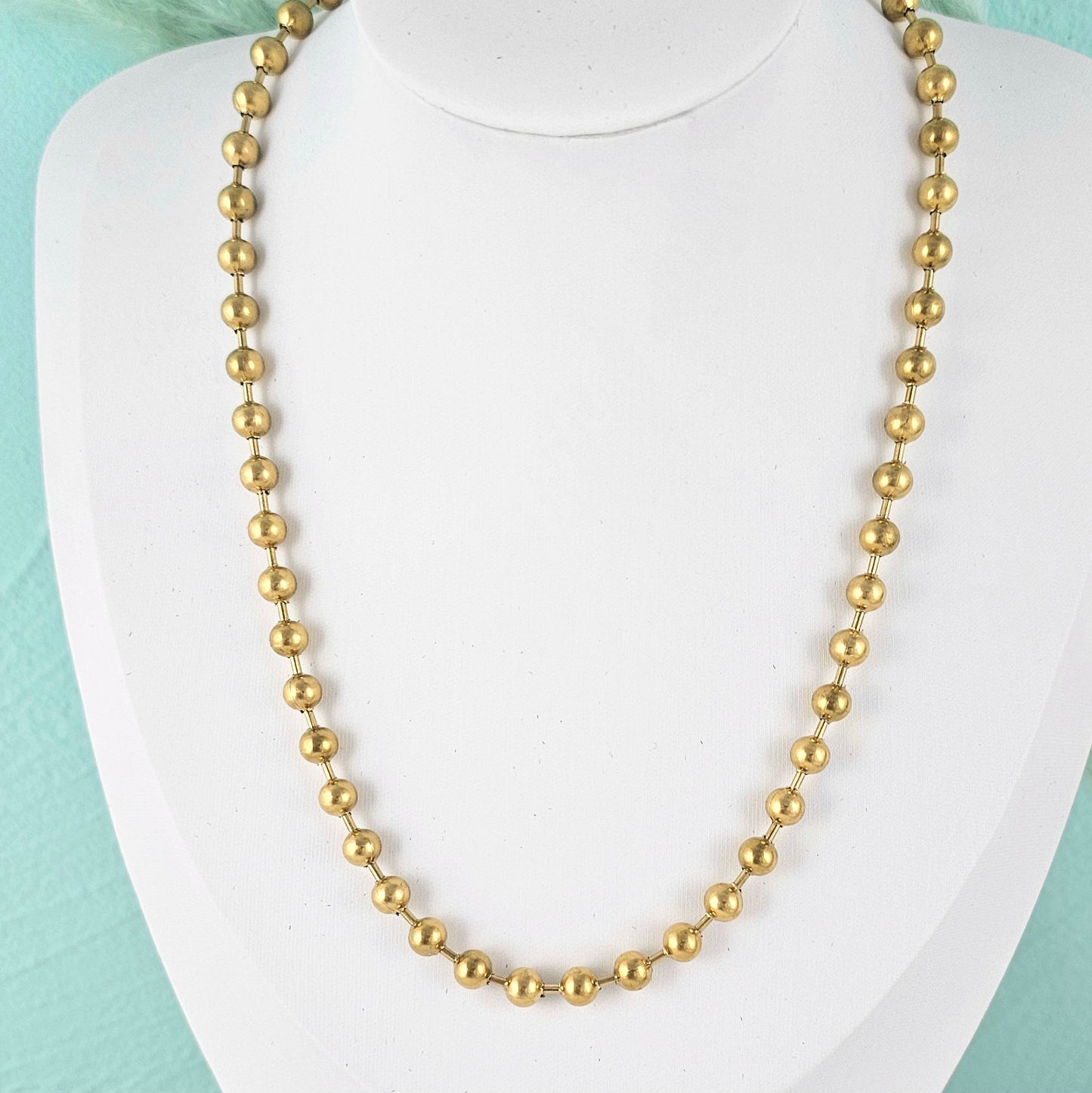 Ball chain necklace