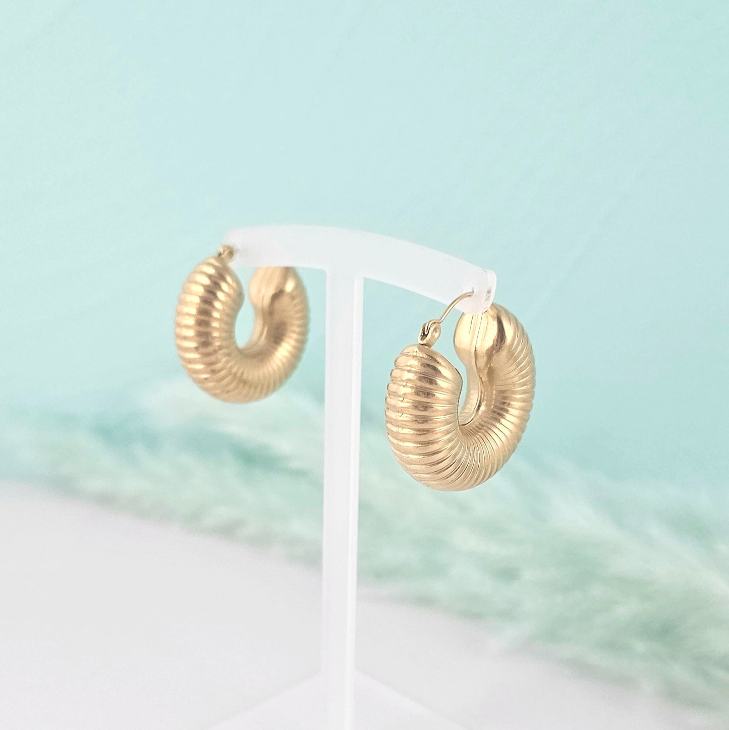 Chunky earrings