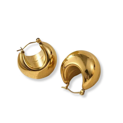 Chubby hoops earrings