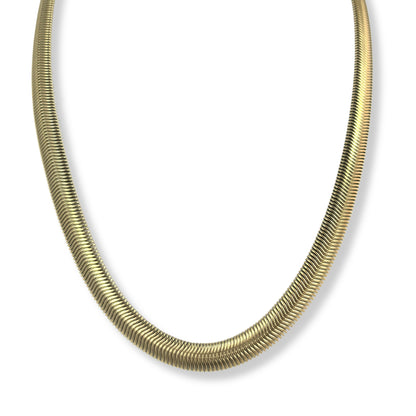 Flat chain necklace