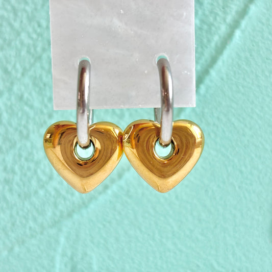 Open Heart earrings