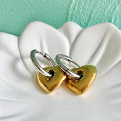 Open Heart earrings