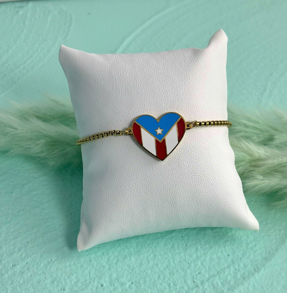 PR heart bracelet