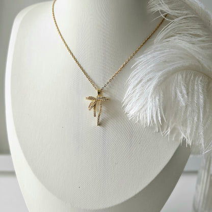 Bow necklace