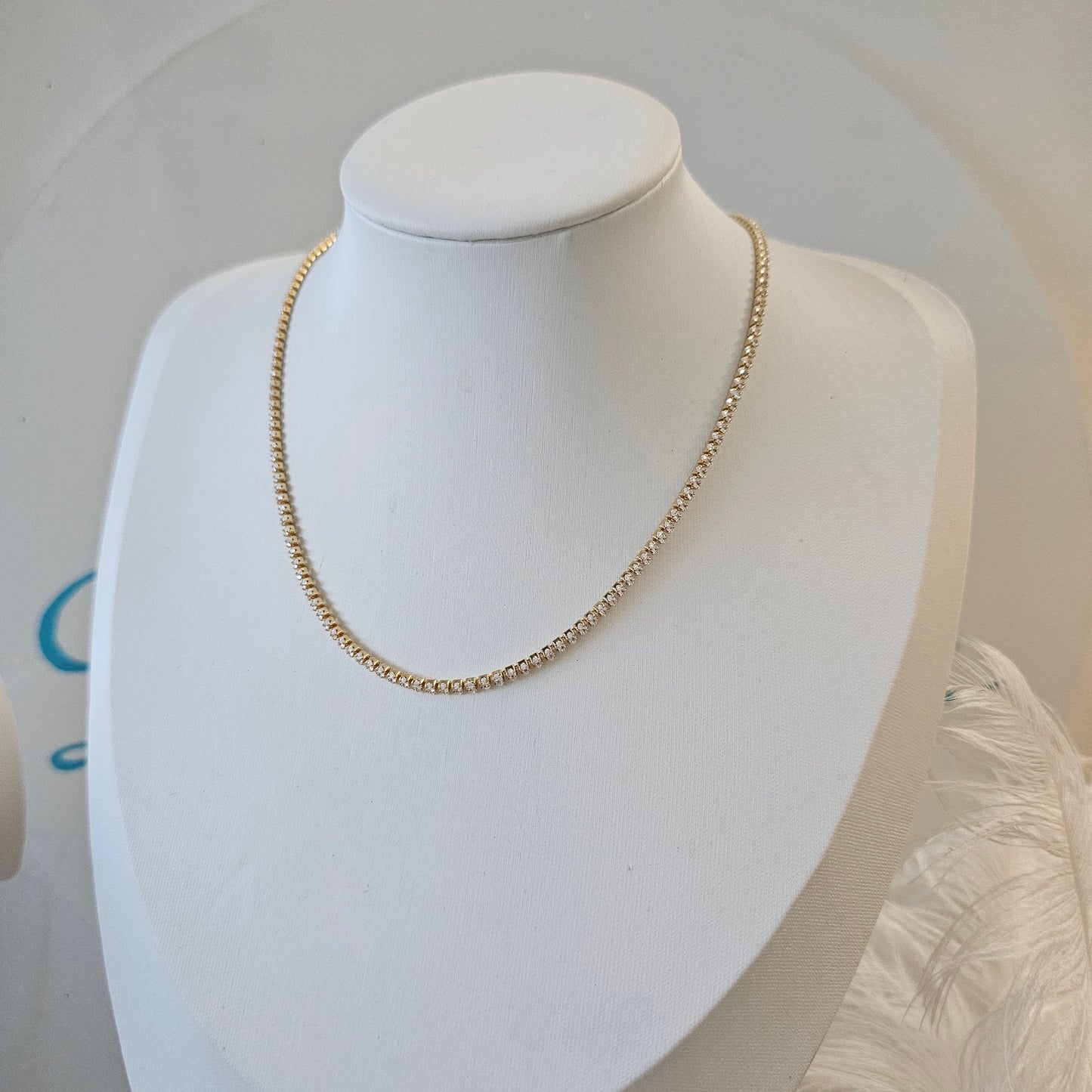 Brillo infinito thin necklace