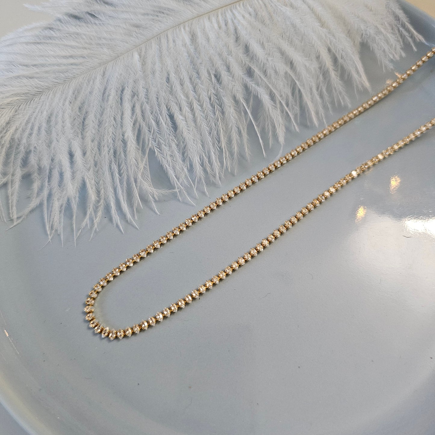 Brillo infinito thin necklace