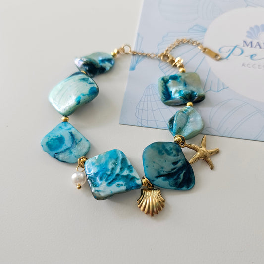 Madre Perla blue bracelet