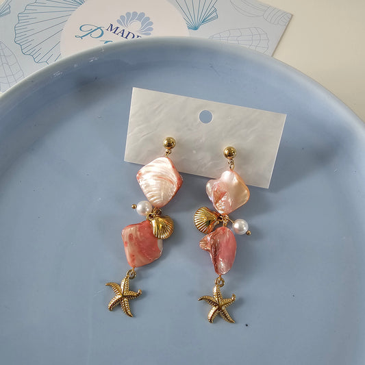 Madre Perla pink earrings