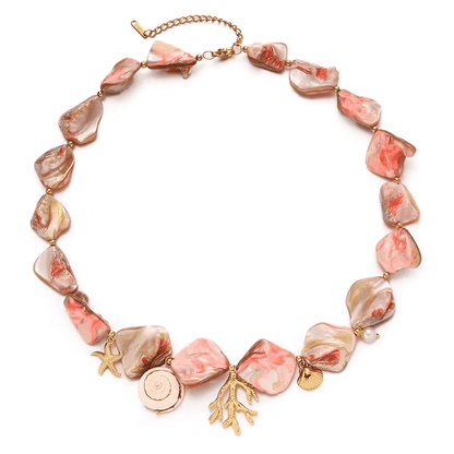 Madre Perla pink necklace