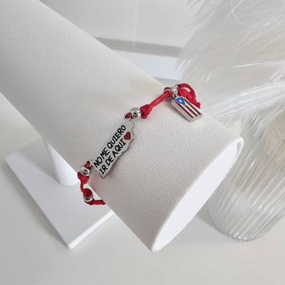 No me quiero ir bracelet