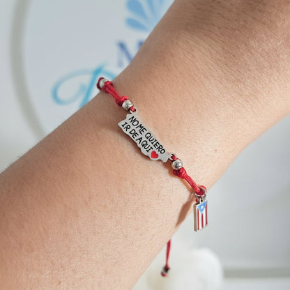 No me quiero ir bracelet