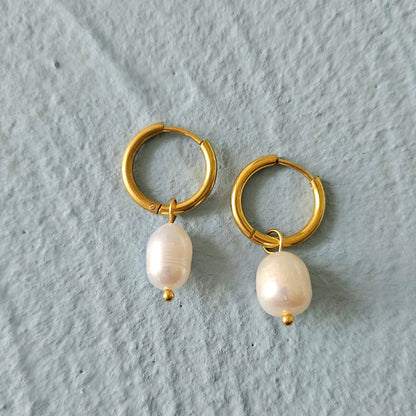 Pearl earrings