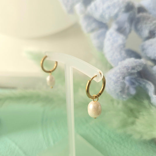 Pearl earrings