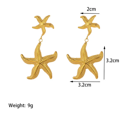 Starfish earrings