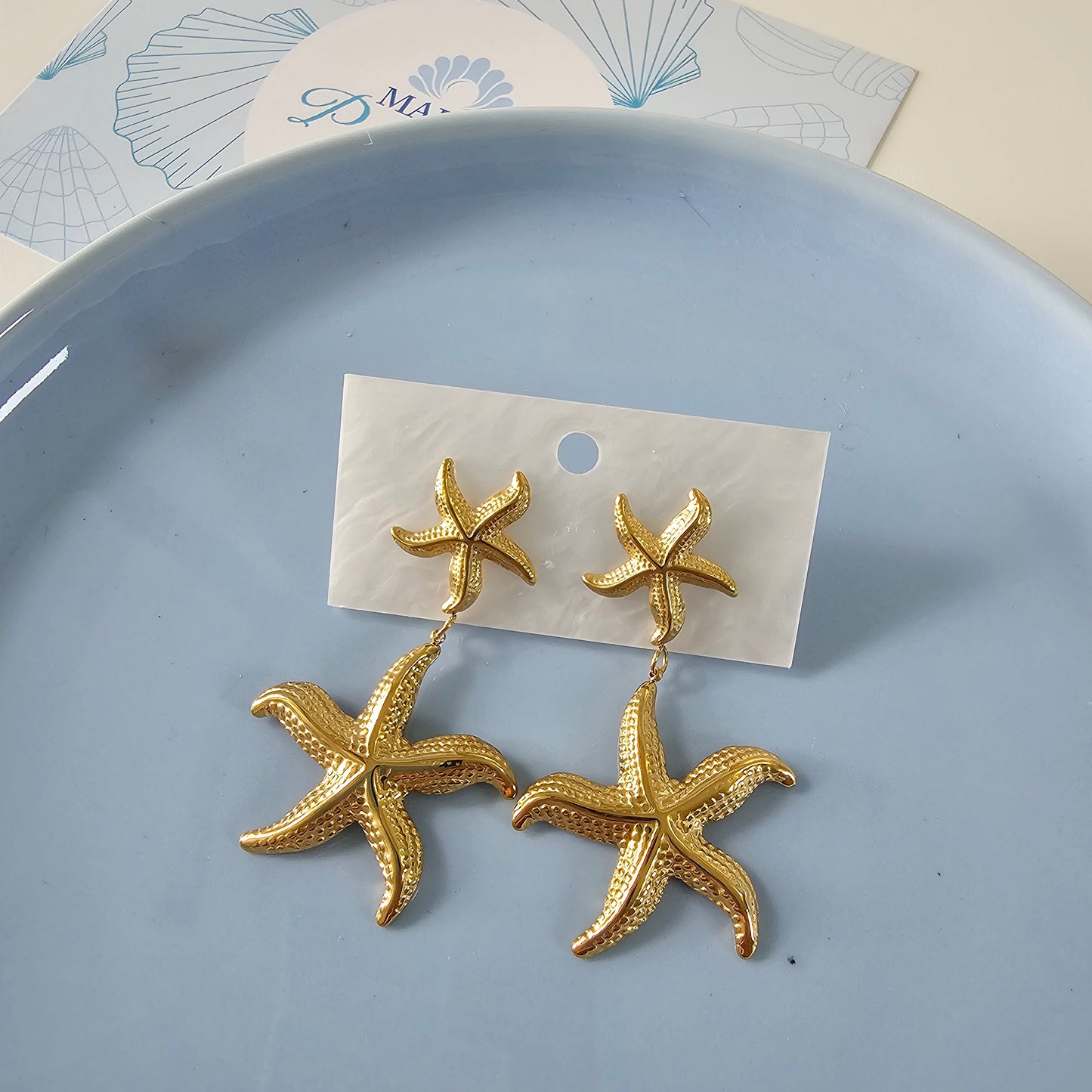 Starfish earrings