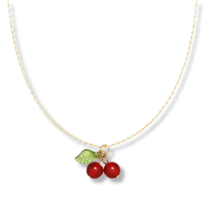 Mini cherry necklace