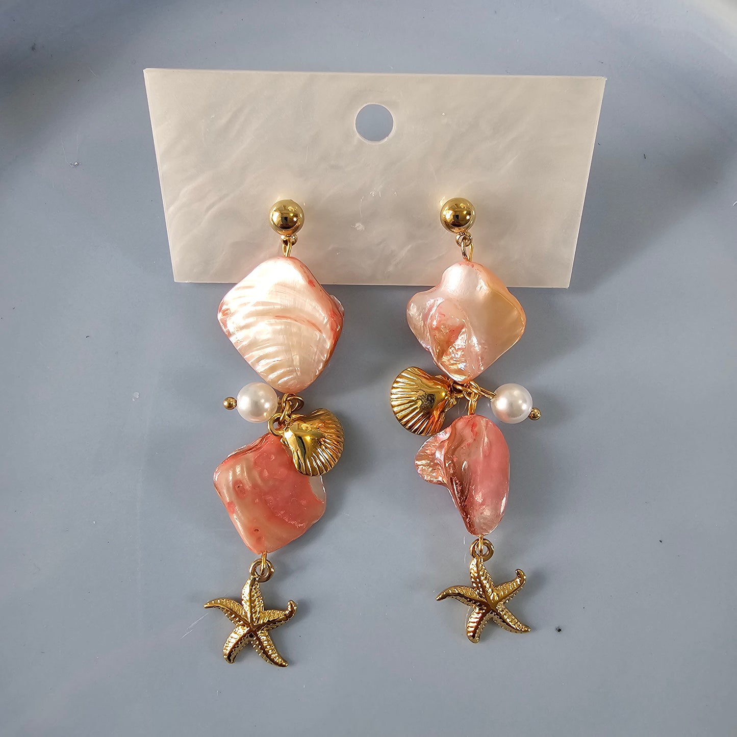 Madre Perla pink earrings