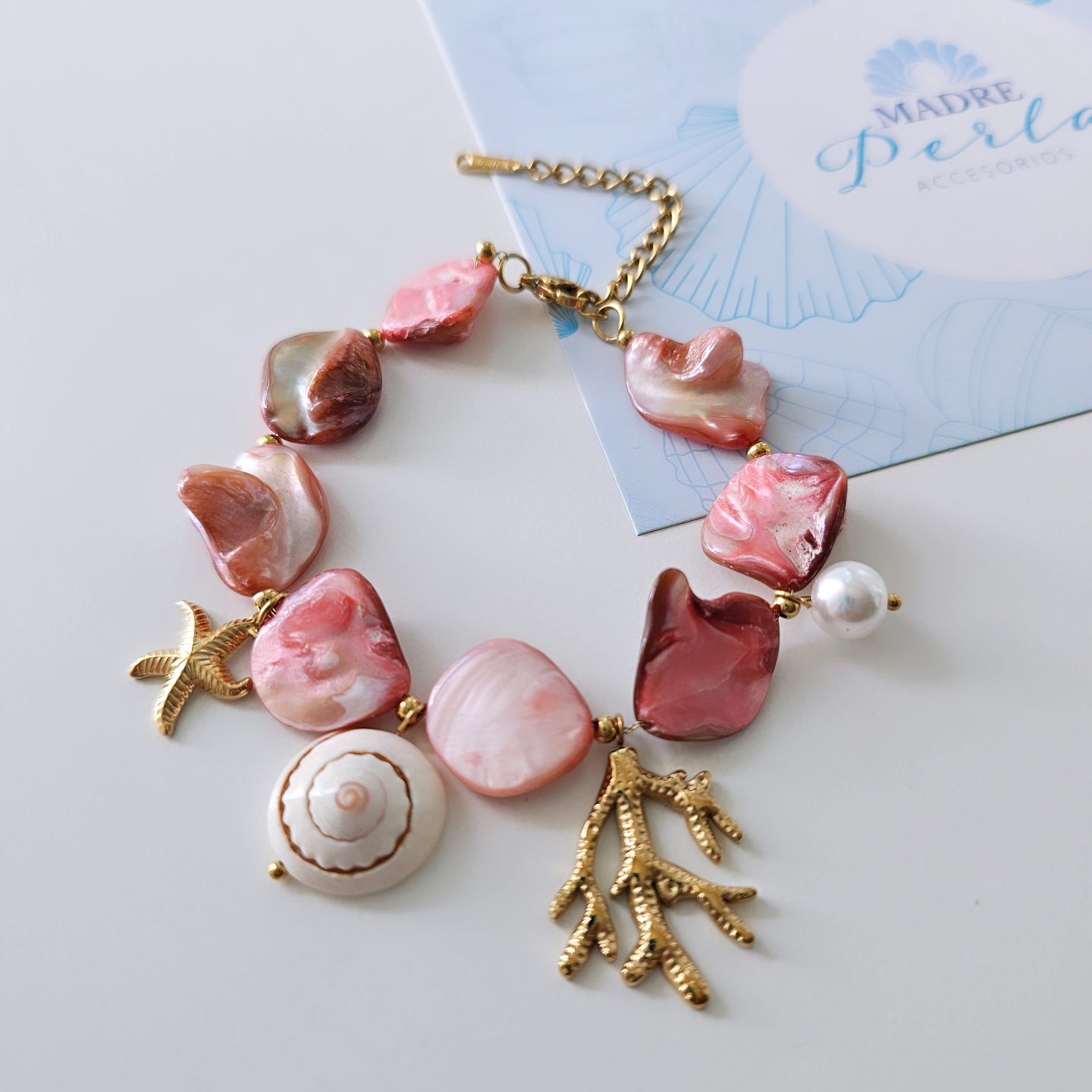 Madre Perla pink bracelet