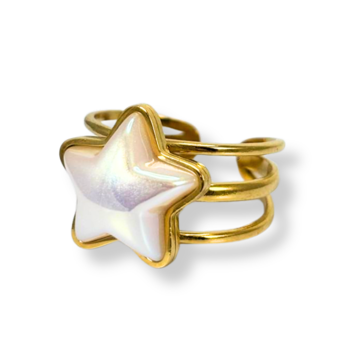 White star ring