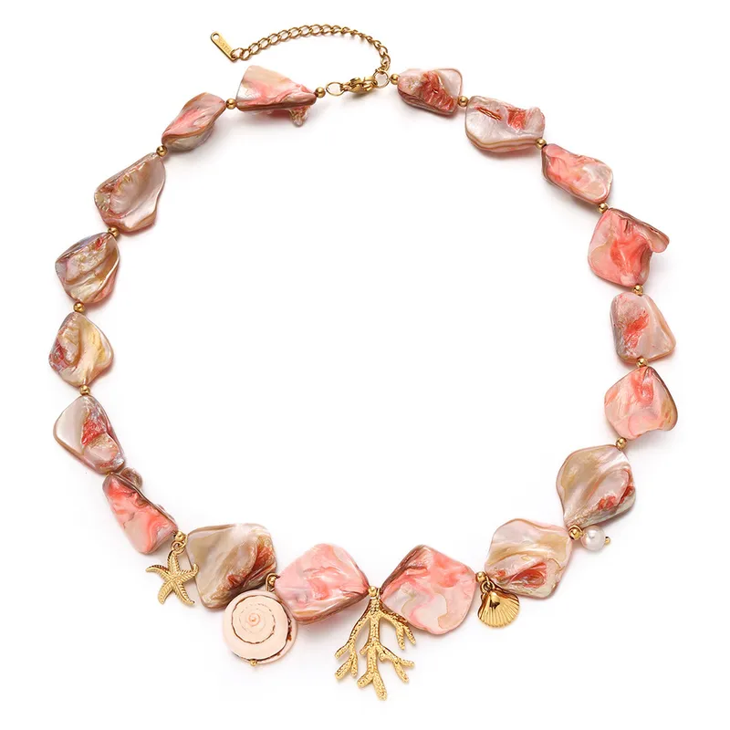 Madre Perla pink necklace