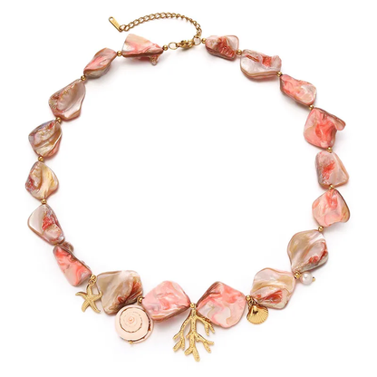 Madre Perla pink necklace