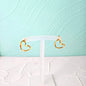 Simple heart earrings
