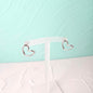 Simple heart earrings