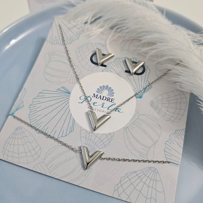 V silver set