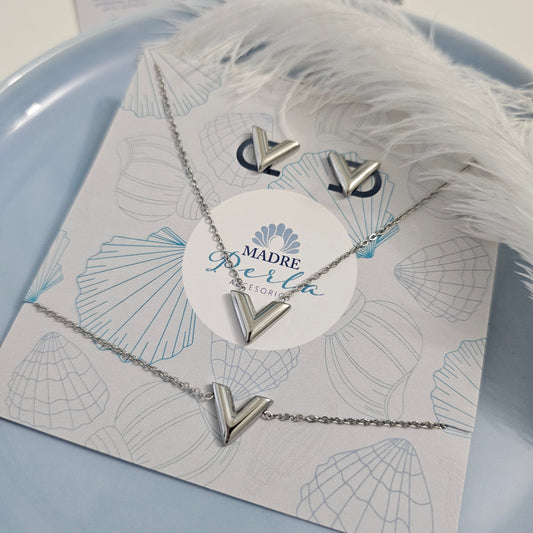 V silver set
